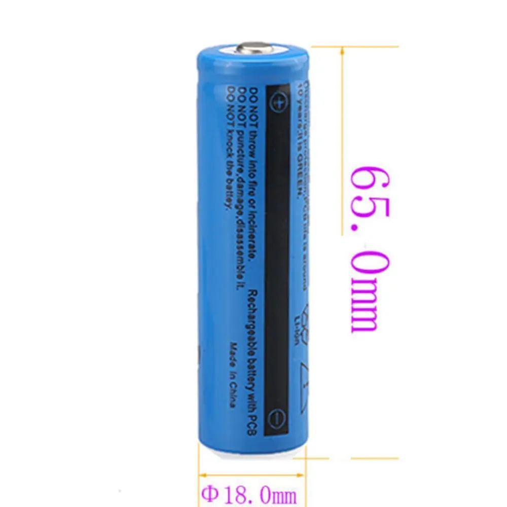 Cncool 3,7 V 18650 батарея 5000mAh литий-ионная аккумуляторная батарея для светодиодный фонарик