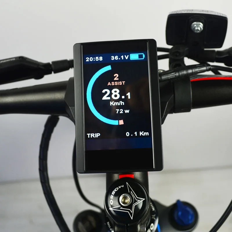 Cheap E-bike LCD 850C Display Computer Controller For Bafang BBS01B BBS02B BBSHD Kits 24V/36V/48V/60V E-Bike Parts Electric Bicycle 2