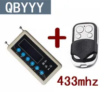 QBYYY cópia 433 mhz scanner de código remoto carro de controle remoto + 433 mhz A002 CNpost cópia de controle remoto porta do carro