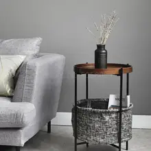Скандинавский современный минималистичный креативный диван для гостиной, передвижной маленький уголок, маленькая квартира, небольшой роскошный Маленький журнальный столик