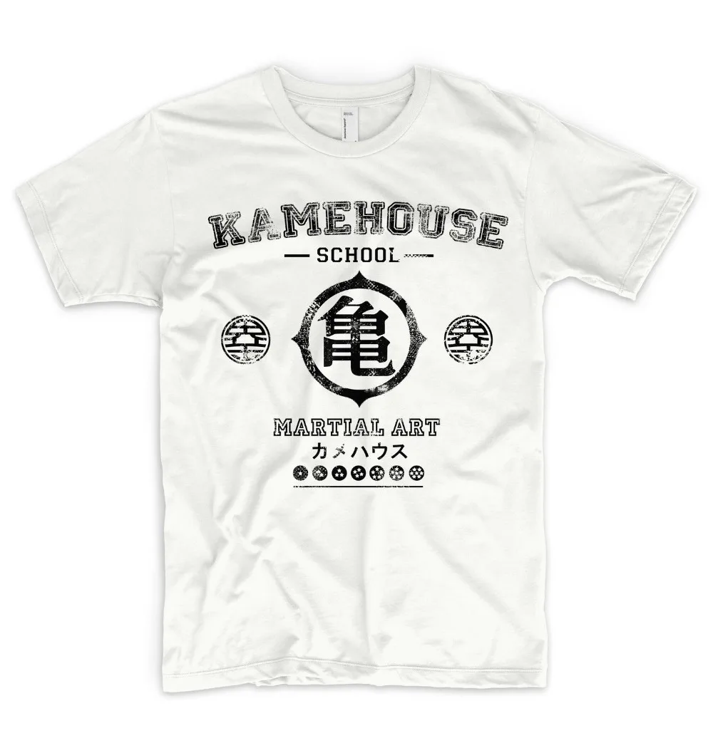 Kamehouse футболка Гоку Dragon Ball поезд, чтобы идти Супер Saiyan тренажерные залы Ssj Вегета для мужчин Лидер продаж Лето 2019 г. рубашка с короткими