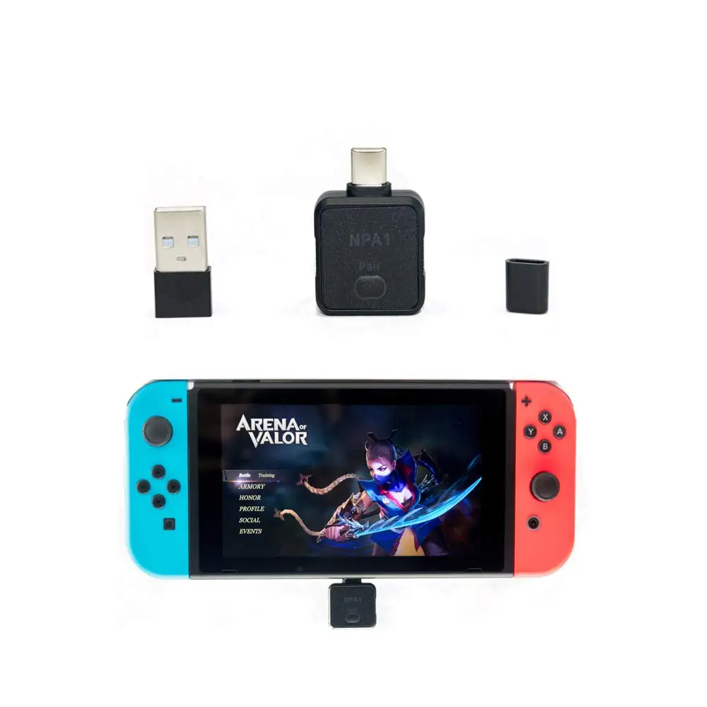 

Bluetooth Adapter for Nintendo Switch,NS PS4, and PC -Bluetooth Headphone Speaker NPA1 Type-C Audio Transmitter and 3.5mm Jack