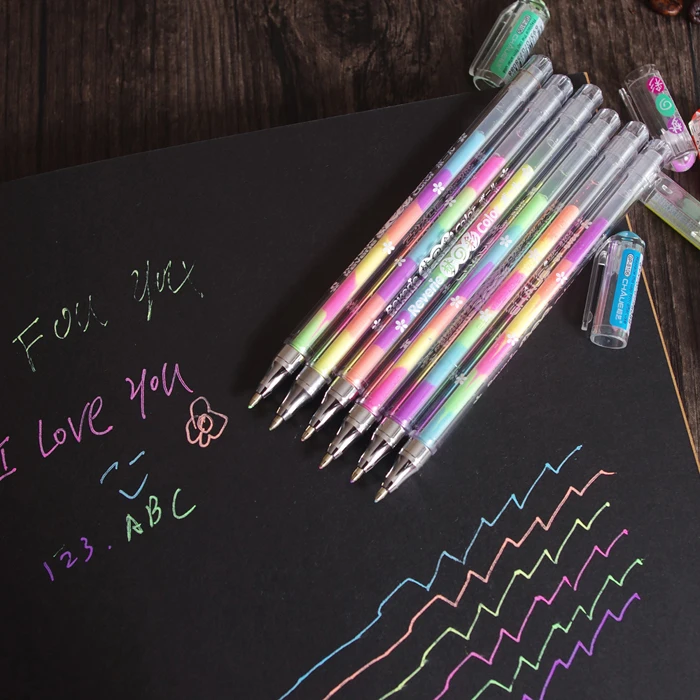 6 اقلام لطيفه حبر ملون