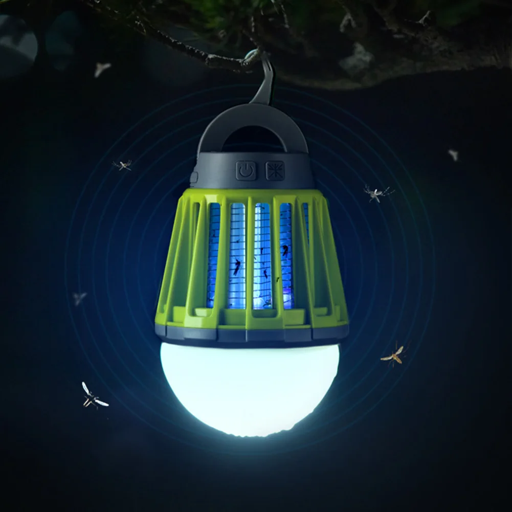 

Portable Mosquito Killer Light USB Rechargeable UV LED Multi Purpose Trap Anti Repellent Camping Insect Bug Outdoor Waterproof