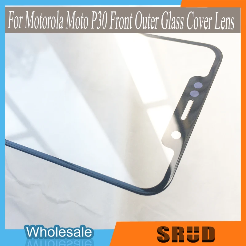 50 шт/партия 2 в 1 lcd переднее внешнее стекло с OCA для Motorola Moto P30 XT1943