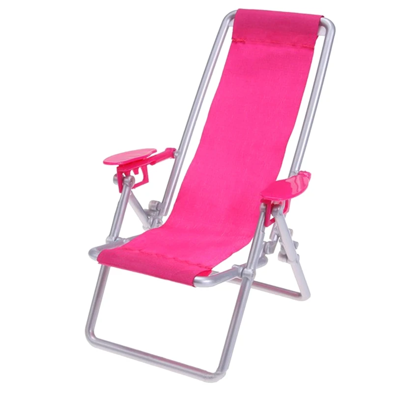 

Foldable Deckchair Lounge Beach Chair Dollhouse Furniture Foldable Deckchair For Lovely Miniature For Dolls House Props