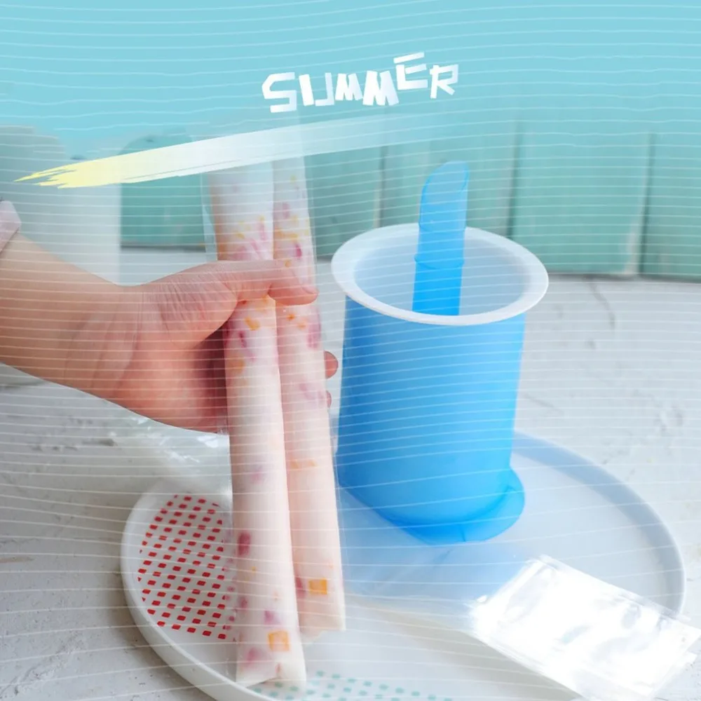 DIY Ice Stick Mold Yogurt Popsicle Kids Crafts Cream Making Tool Fun Handmade Home kitchen Press Set | Инструменты