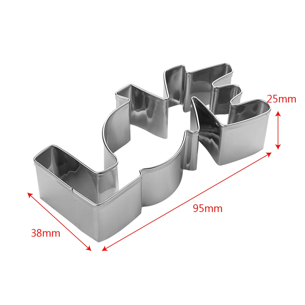 NICEYARD нержавеющая сталь любовь письмо форма формочка для печенья гаджет форма для печенья формы для выпечки кондитерские изделия инструмент для кондитерских изделий