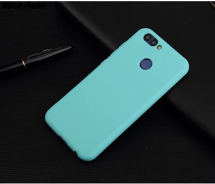 Чехол для Huawei Nova 2 Plus прозрачный и матовый однотонный силиконовый мягкий чехол из
