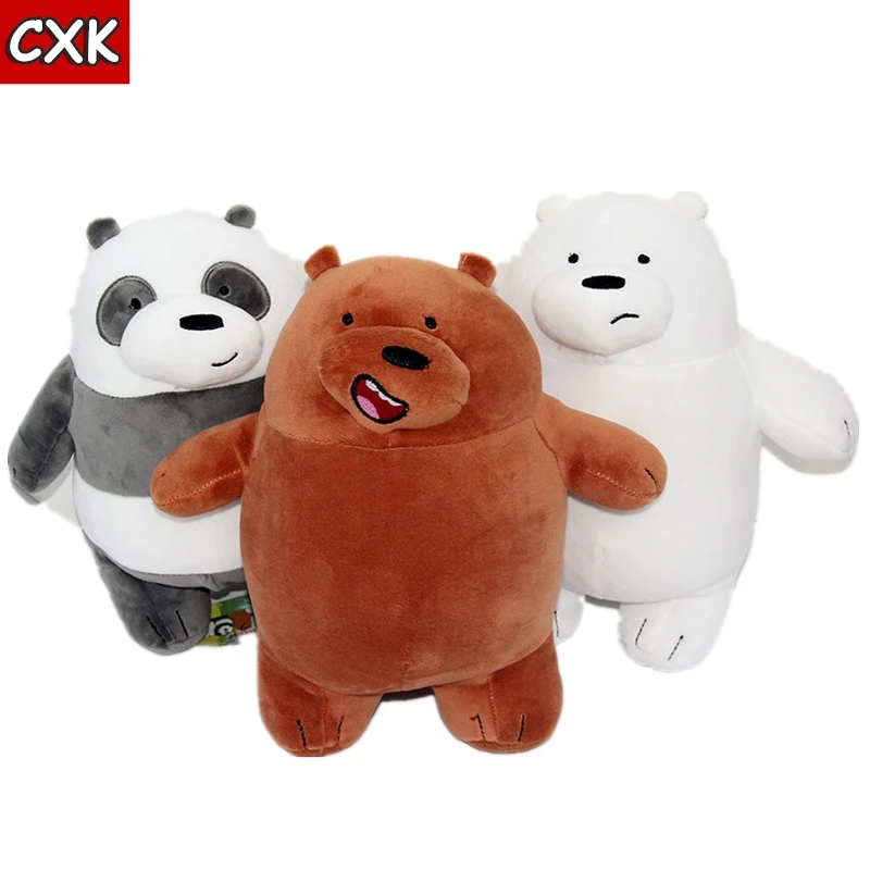 3 шт./компл. мы вся правда о медведях плюшевая игрушка по мотивам мультфильма медведь Фаршированные гризли серый белый медведь игрушечная панда дети любят подарок на день рождения pusheen Bt21