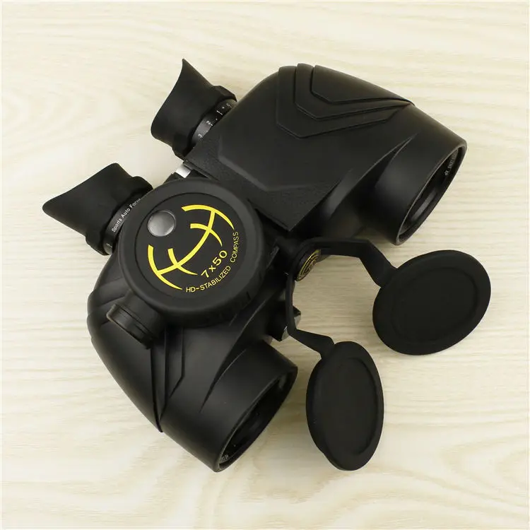High quality 7X50 high power waterproof russian binocular Military Wide Angle font b rangefinder b font