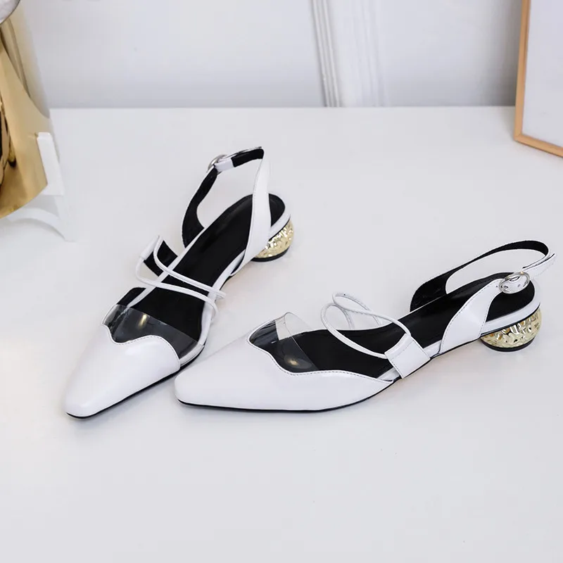 MORAZORA/ г.; обувь из натуральной кожи; женские элегантные модельные туфли; женская летняя обувь с пряжкой; Модные женские босоножки; большой размер 42
