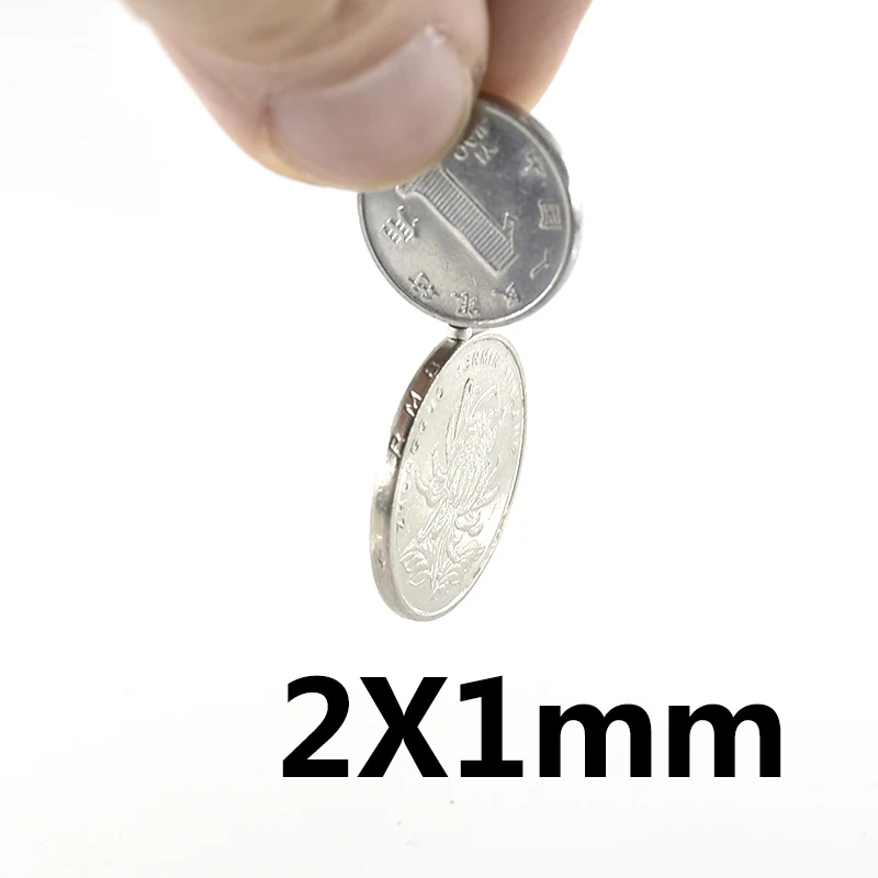 200 шт. 2x1 неодимовый магнит диск Постоянный N35 NdFeB маленькие круглые супер мощные сильные магнитные магниты 2 мм x 1 мм