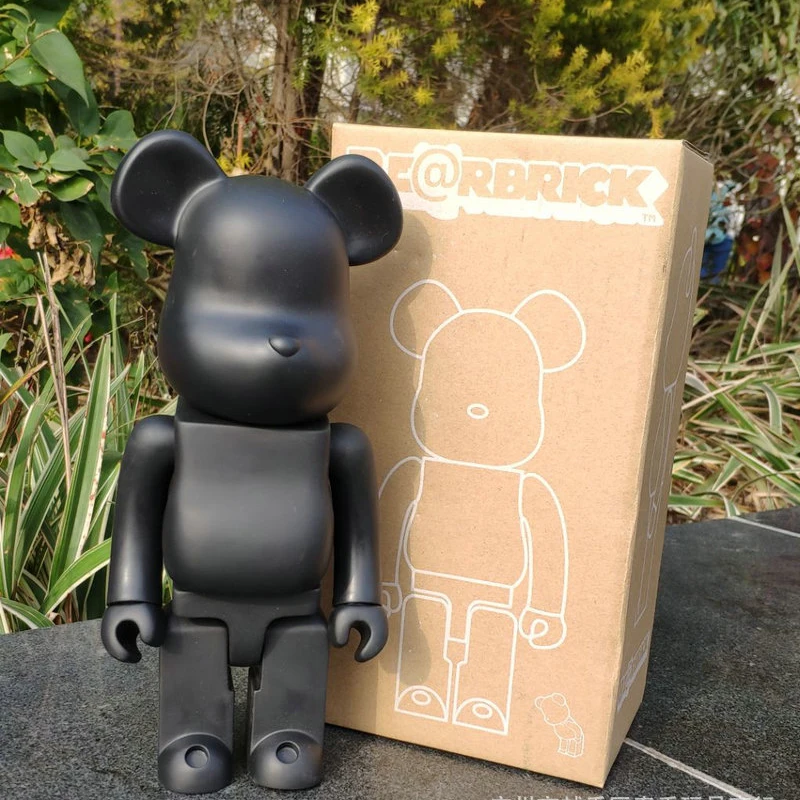 11 дюймов 400% Bearbrick Bear@ brick фигурки героев британского флага с принтом медведя ПВХ модель DIY краски куклы