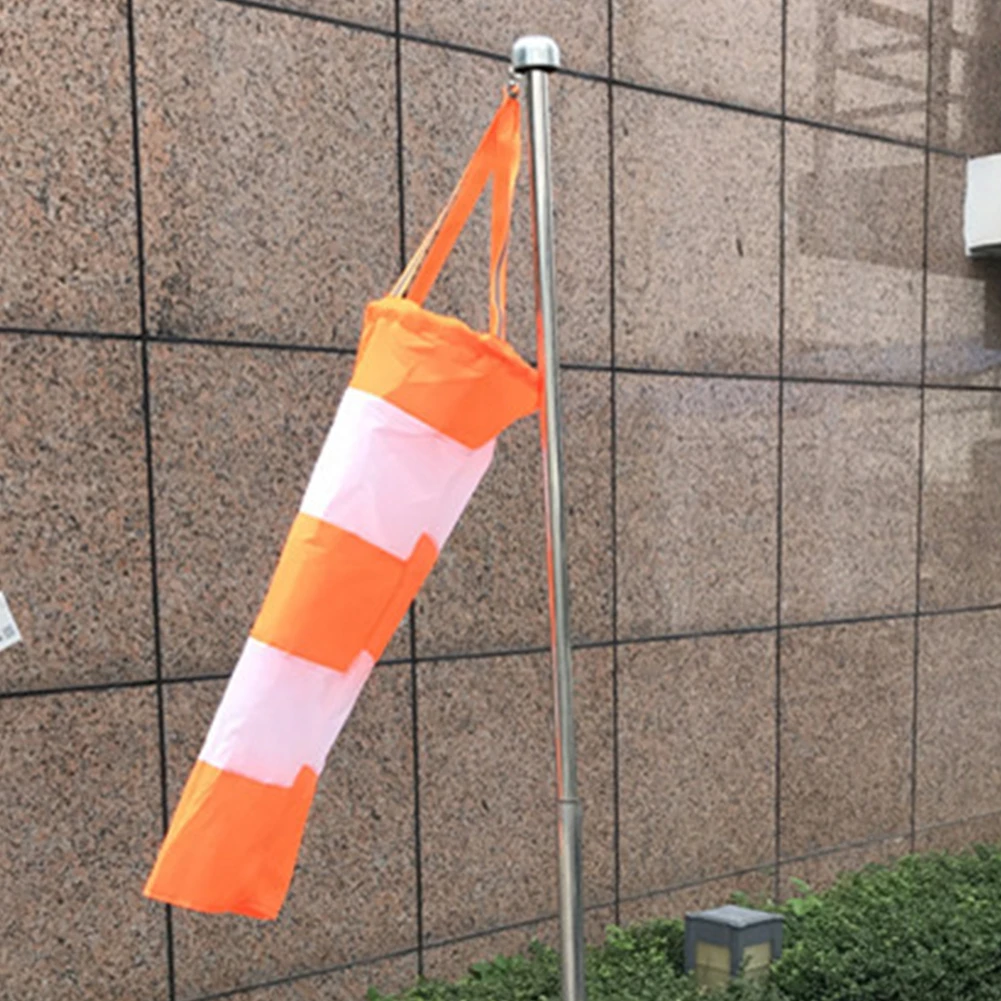 

Bag Flag Outdoor Use Easy Installation For Airport Professional Reflective Belts Garden Lawn Windsock Measurement Random Color