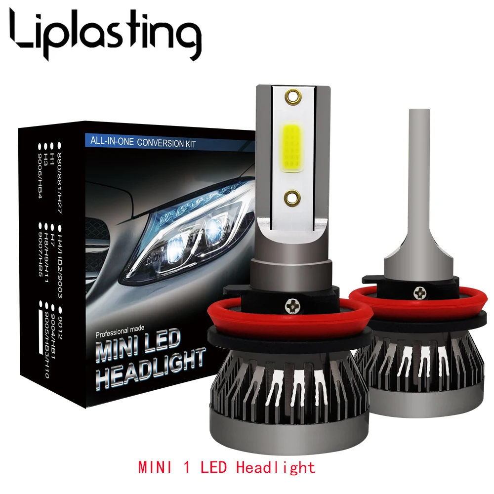

2X Car Headllight H7 LED H4 LED H11 Bulb H1 9005 9006 9012 90W 12000LM 6000K Fog Light Auto Headlamp Lamps