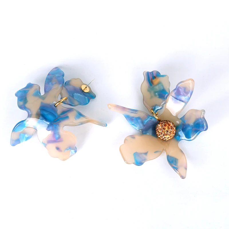LWONG-New-Oversized-Resin-Flower-Stud-Earrings-for-Women-Exquisite-Shambhala-Crystal-Lily-Post-Earrings-Unique (2)