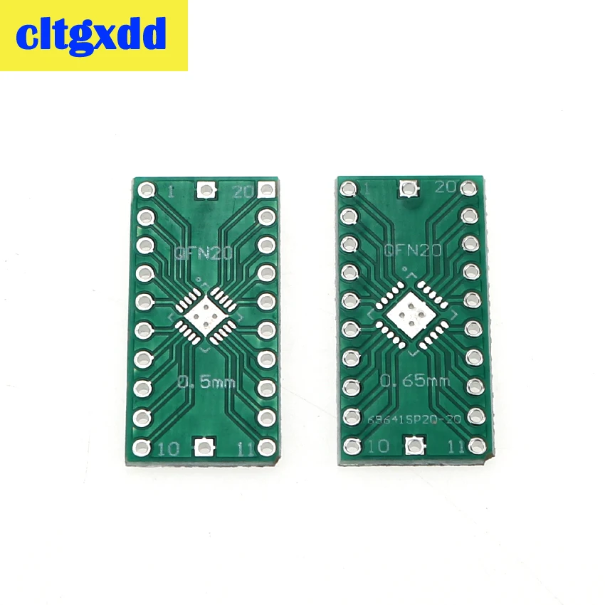 Cltgxdd 5 шт. QFN20 поворотный DIP20 DIP переключатель адаптер пластина 0 мм 65 LFCSP20 Pin PCB