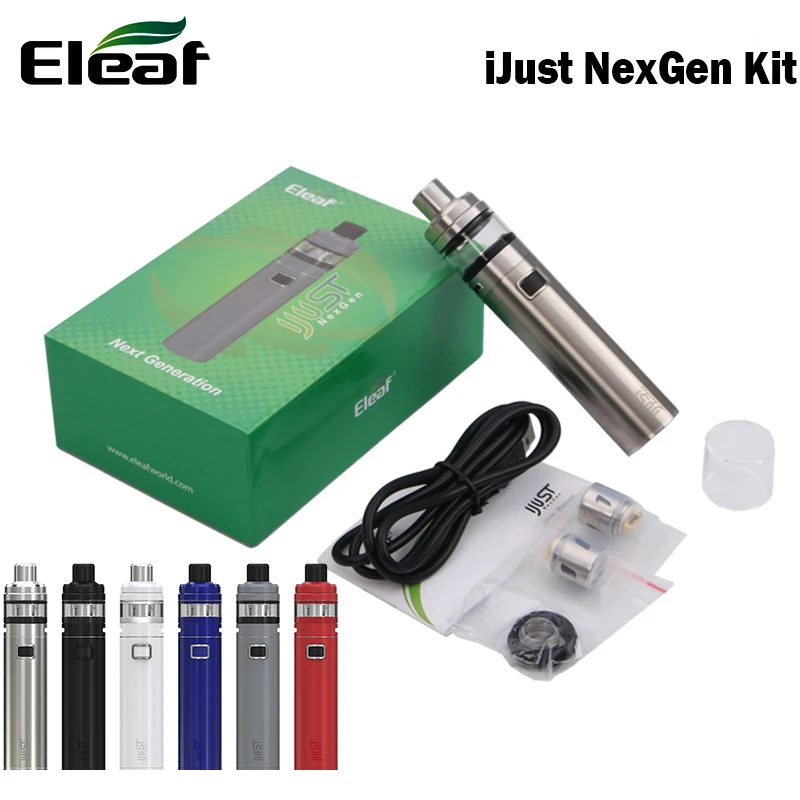 

Original Eleaf iJust NexGen Kit 2ML Vape Tank 3000mAh E Cigarette Kit with HW1 Coil vs iJust s Electronic Cigarette Vape