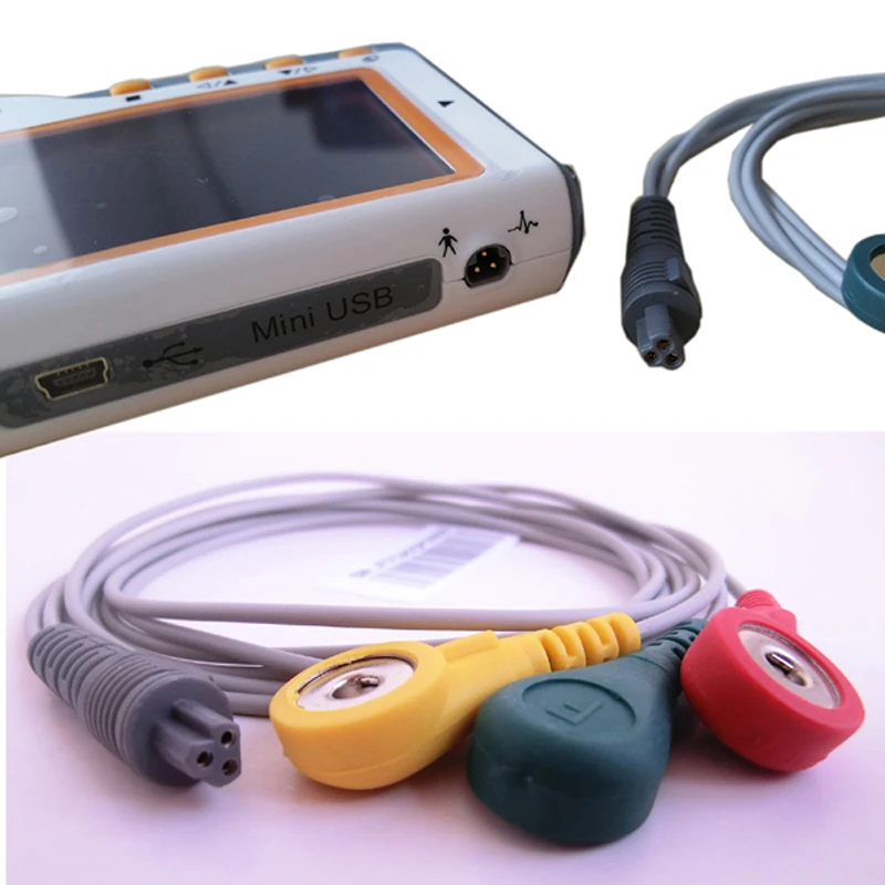 Heal Force Prince 180B портативный бытовой Heart ЭКГ ручной монитор сердца непрерывного измерения цветной экран по USB