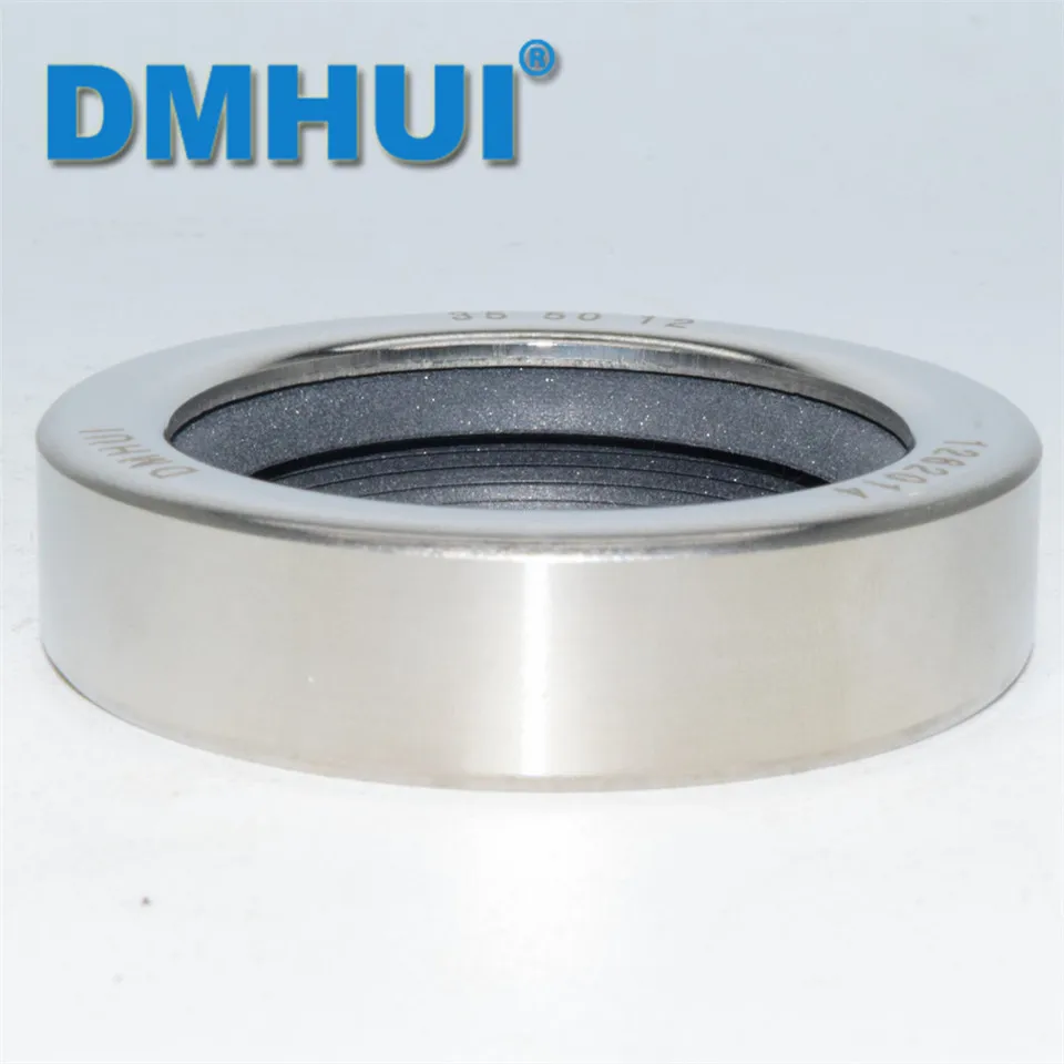 Rotary Screw Air Compressor Stainless Steel PTFE Oil Seals 35*50*12/35x50x12 Double Lips DMHUI ISO 9001:2008 35*50*12mm