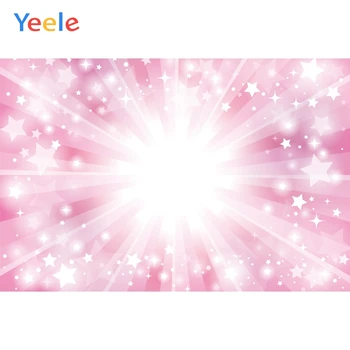 

Yeele Light Bokeh Stars Gradient Stripe Dreamy Baby Photography Backgrounds Customized Photographic Backdrops for Photo Studio