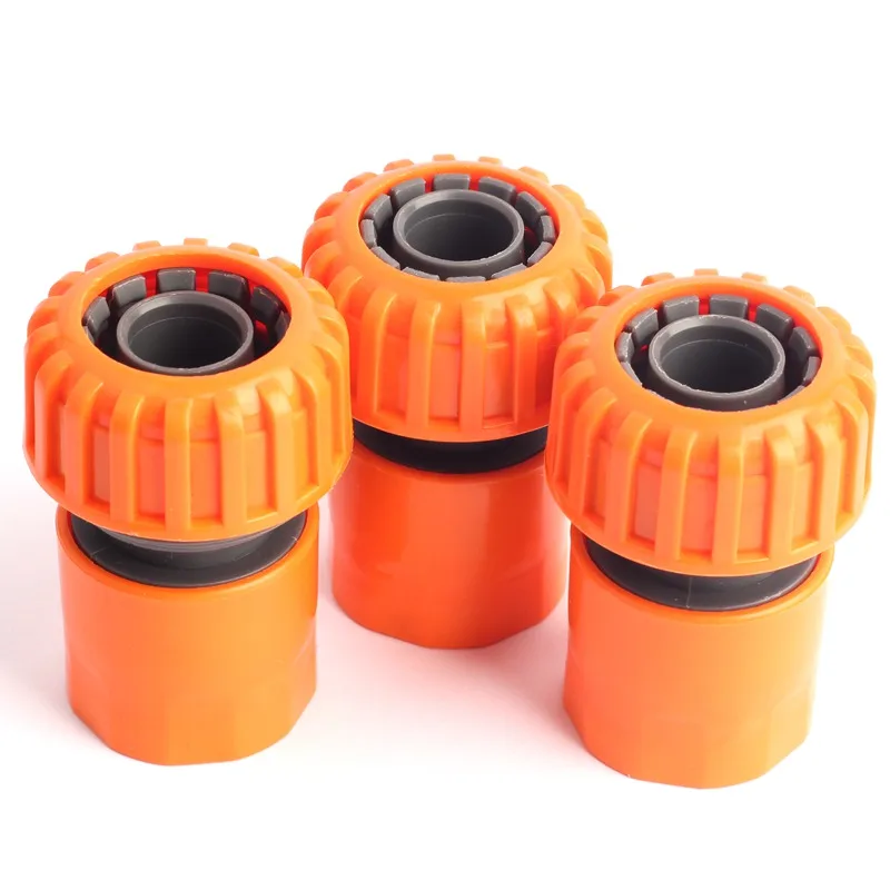 ABS G 3/4'' Water Hose Quick Connectors Garden Pipe/Tubing Fittings Orange Removable Water Plumbing Irrigation Repair Hose Joint