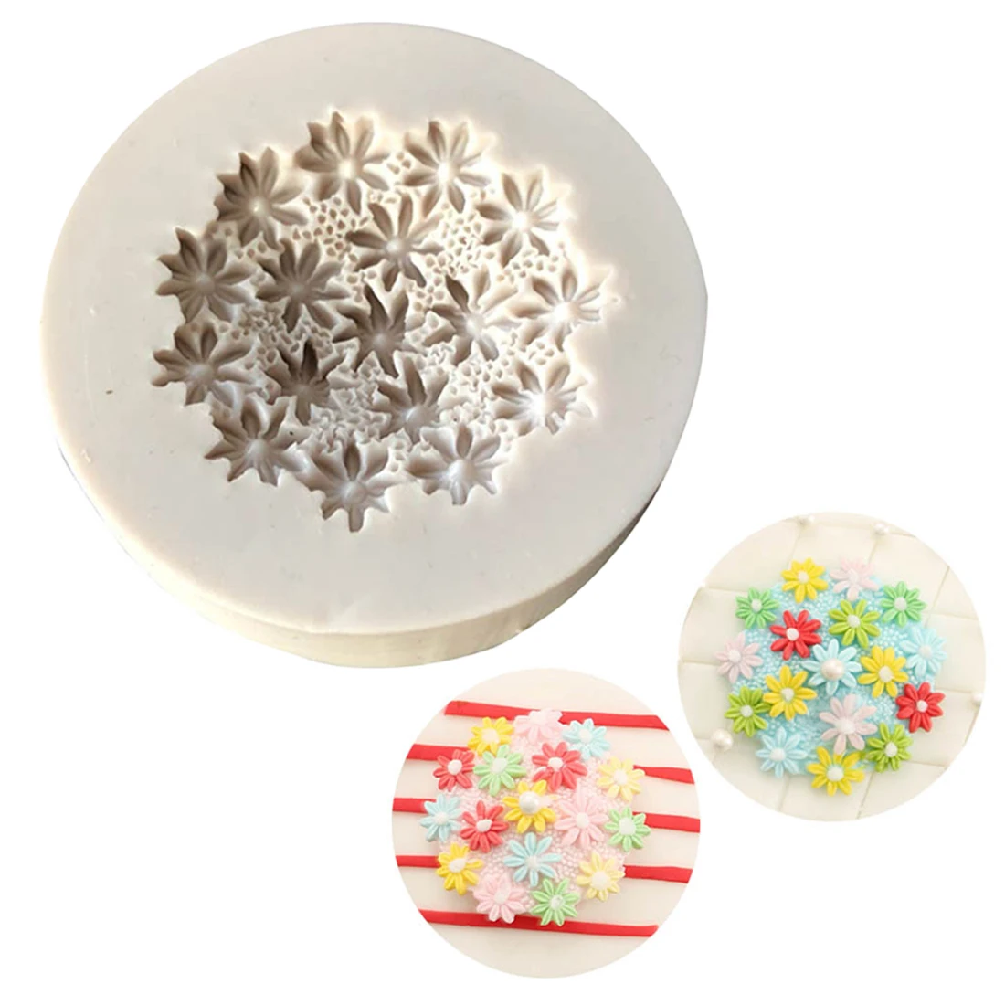 

DIY Chrysanthemum Flowers silicone mold Cake Chocolate Mold wedding Cake Decorating Tools Fondant Sugarcraft Cake Mold
