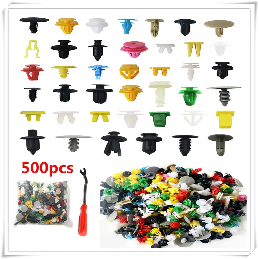 

Car Mixed Fastener Door Trim Panel Auto Bumper Clips Engine Cover Fender for Fiat 500X Argo 500L 124 Tipo Qubo Panda Mobi