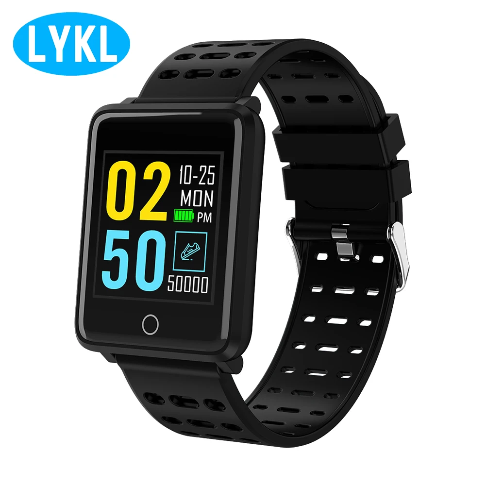 

LYKL F3 smart bracelet color screen 1.44 inch sphygmomanometer GPS tracking sports IP68 waterproof long standby smart watch
