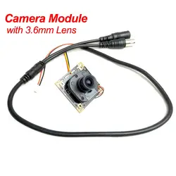 HD 1200TVL CMOS 960 H ИК фильтр безопасности камера мм 3,6 мм объектив Мини Доска модуль