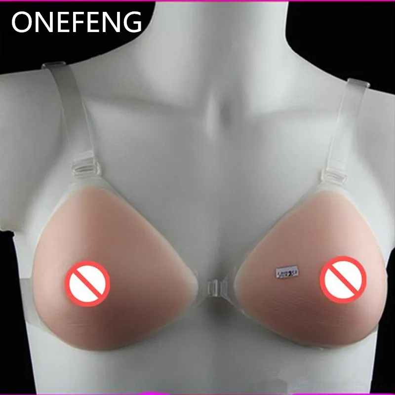 

Free Shipping ONEFENG Triangular Backside Deep Concave Silicone Breast Forms Artificial Boobs for Women Transgender Crossdresser