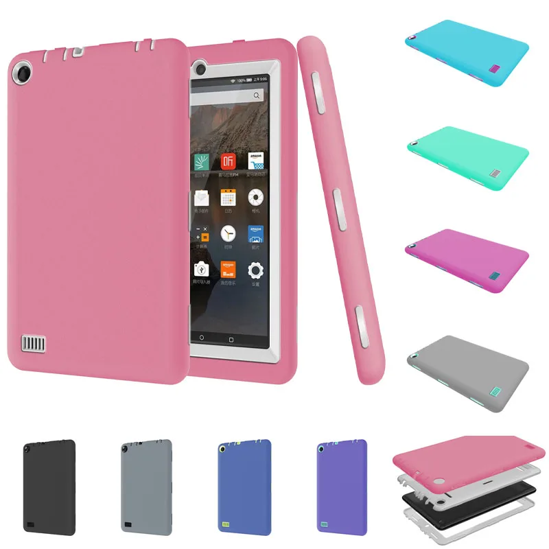 For Amazon Kindle Fire 7 2015 Case Baby Shockproof Kids Protector Cover