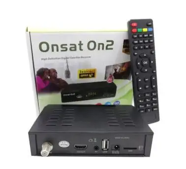 

Africa Onsat On2 MPEG4 gprs DVB-S2 decoder with Tcam 6months MYTV & French Canl channels for Africa Market