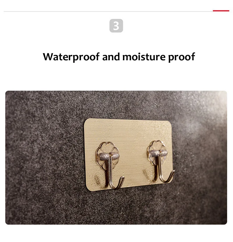 Double Row Wall Hooks For Hanging Self Adhesive Hooks Kitchen Bathroom Hangers Bag Key Wall Hooks Hangers Seamless (18)