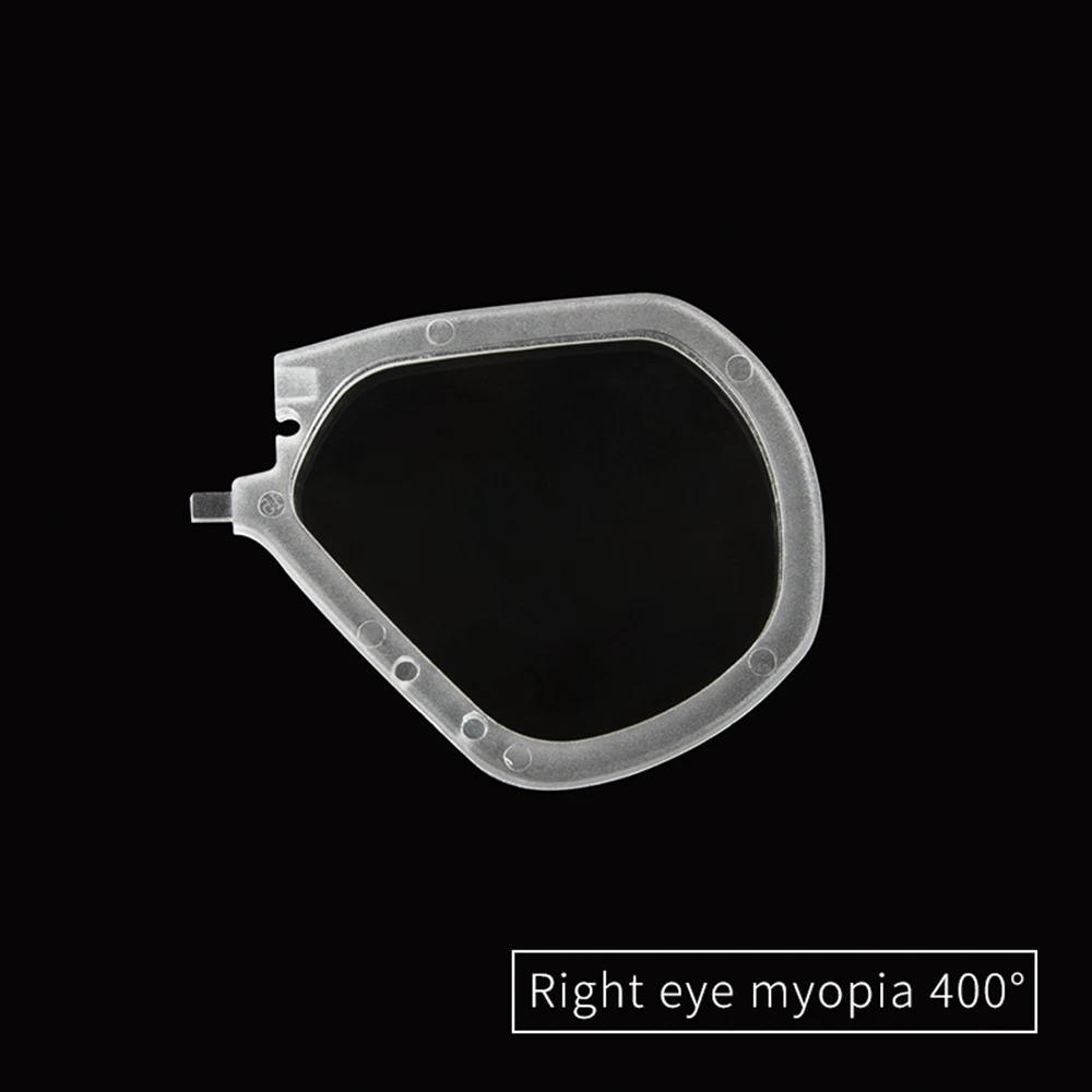 Съемная маска для дайвинга линзы для близорукости для модели 4910 4100 профессиональная маска для плавания и подводного плавания Очки для подводной охоты - Цвет: right myopia -400