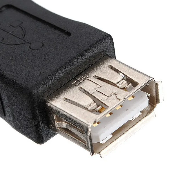 1 шт. черный USB 2,0 Женский к женскому соединителю конвертер адаптер соединитель Столярный кабель