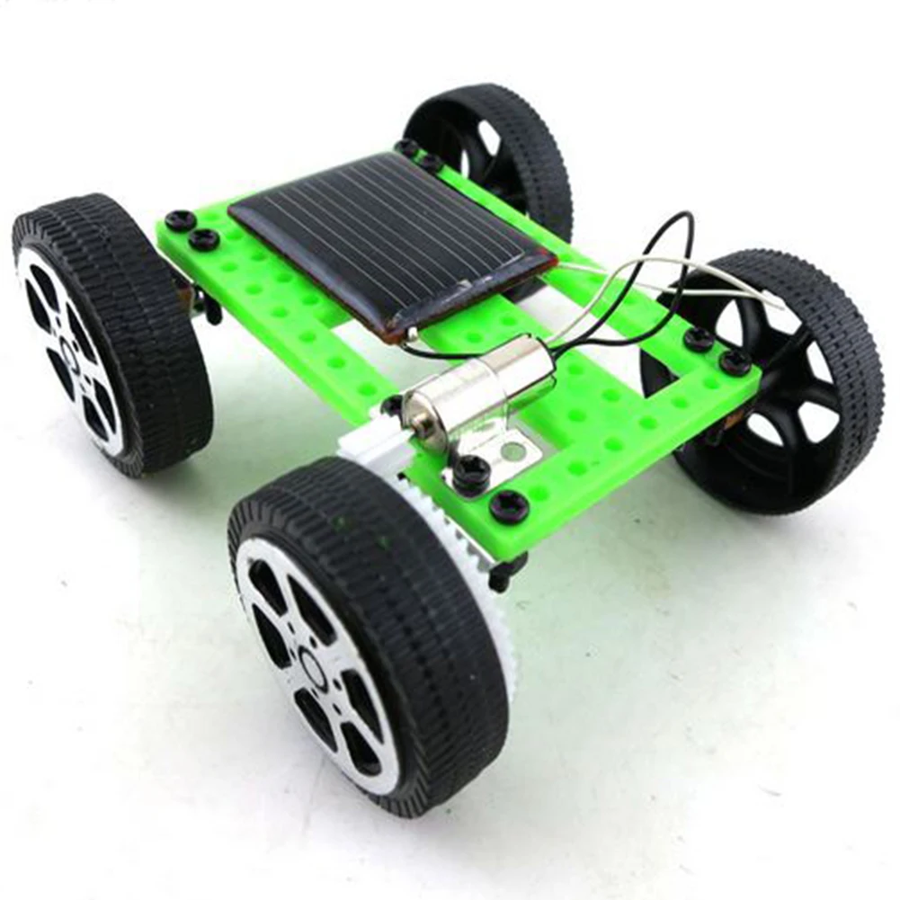 

Mini Sun Power Solar Car DIY Kids Scientific Assembled Car Chirldren Intelligence Educational Car Toy