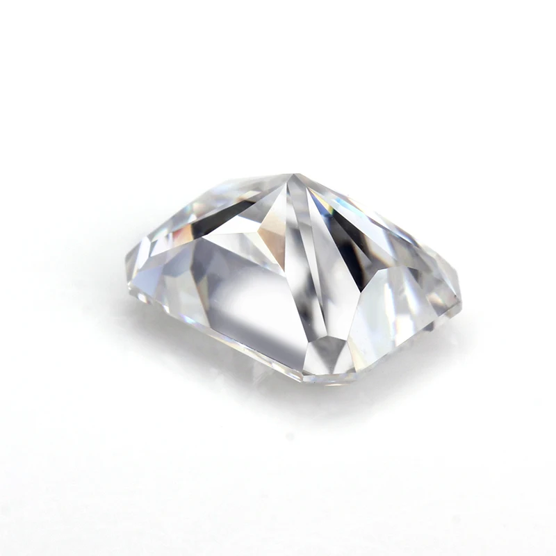 Белый EF цветной Алмазный тестер moissanite 8x6 мм измельченный лед лучистого разреза