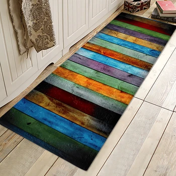 

Bathroom Doormat 1 Pcs New Colorful for The Wooden House Bedroom In Front Non-Slip Doormat Bathroom Rug Bathroom Set Rug