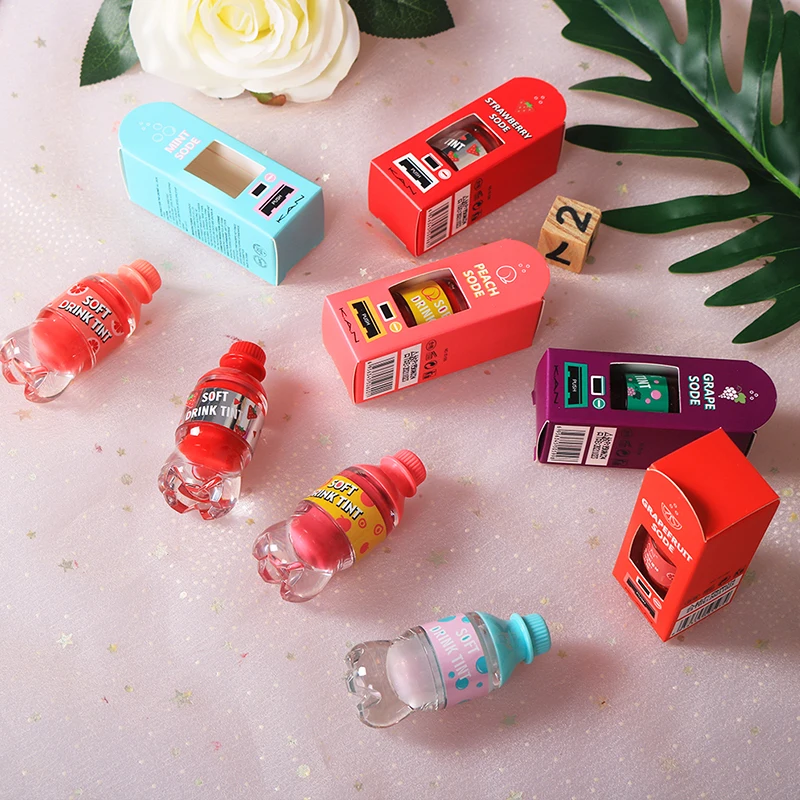 K.A.N Brand hot sales 5 color lip tint idol soft drink lip tint Long Lasting Matte Lip gloss nice cute lip gloss By Factory K.A.N Brand hot sales 5 color lip tint idol soft drink lip tint Long Lasting Matte Lip gloss nice cute lip gloss By Factory