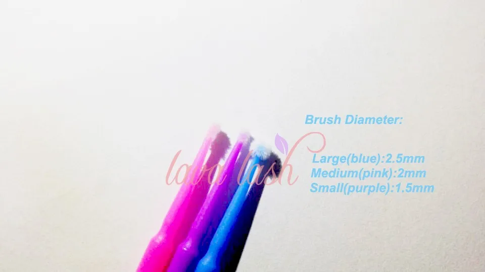 micro brush eyelash extensions