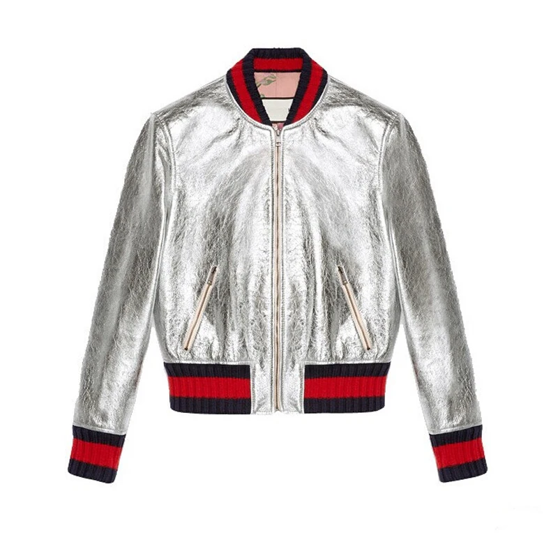 Online Get Cheap Women Patches Bomber Jackets -Aliexpress.com 2016 New Bomber Jacket women baseball Jacket Fashion Top Quality patch Color leather Spring and Autumn - Online Get Cheap Women Patches Bomber Jackets -Aliexpress.com