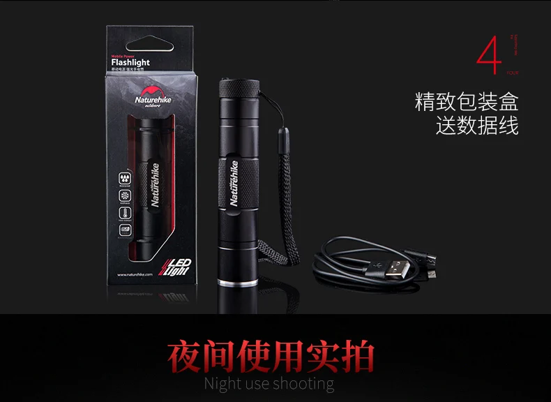 Naturehike Usb Recarregável Portátil Lâmpada Tenda Tenda à Prova d' Água Mini Lanterna Luz Forte Levou Tocha Acessório 21 Acessórios para barraca