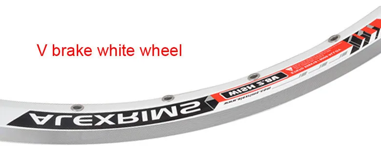 Perfect ALEXRIMS WISH 2.8 High Quality 26inch Mountain Bike Disc Brake Wheel 32 Holes V Brake Rim Bike Wheelset Bicycle Parts 5