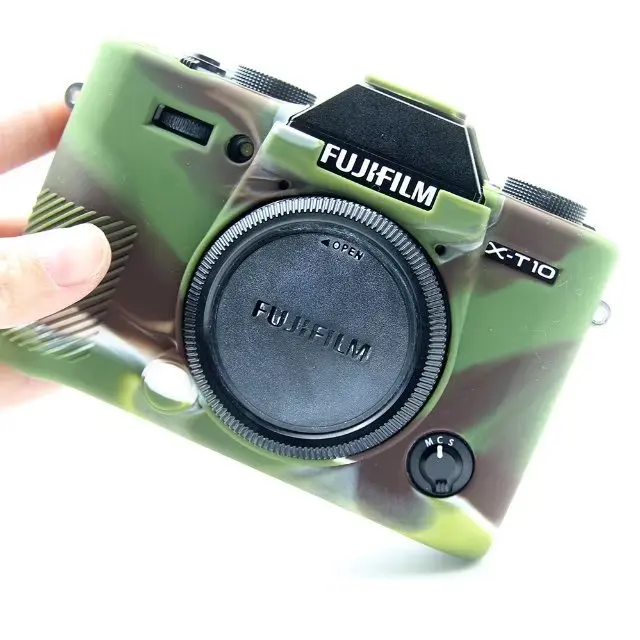 Силиконовый чехол-сумка для камеры Fujifilm X-T20 XT20 X-T10 XT10 XT30 XT-30 камера в 4 цветах,, кожаный чехол-сумка