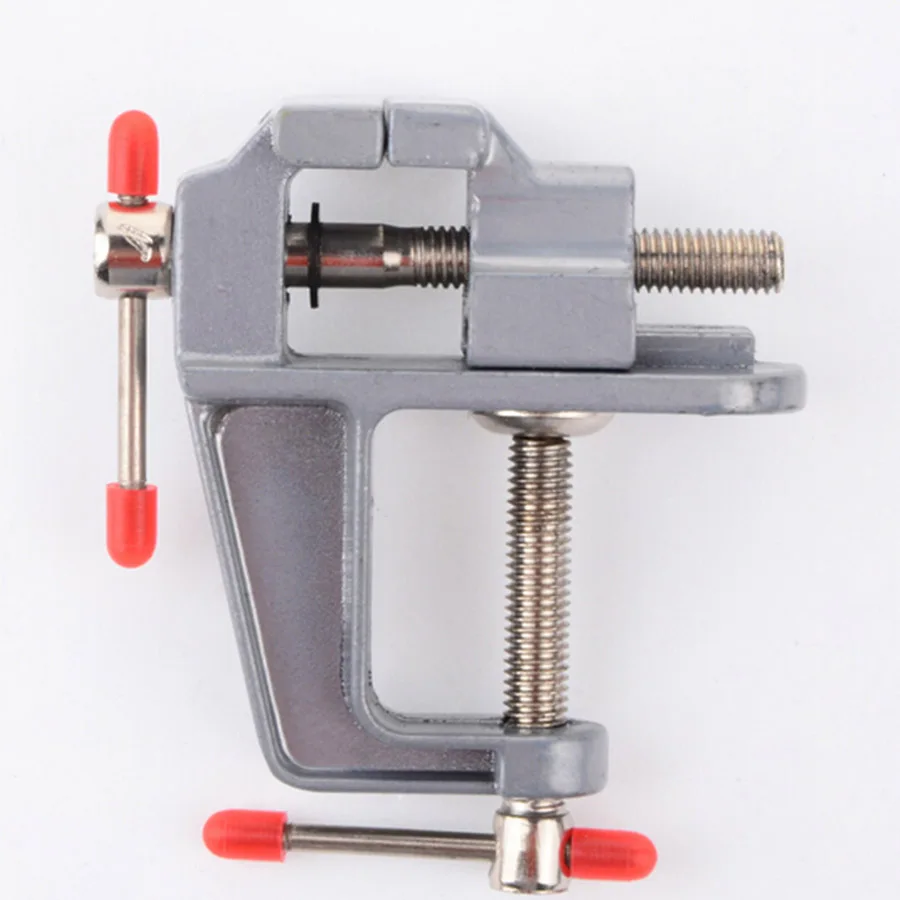 

1PCS Mini Aluminum Bench Table Swivel Lock Clamp Vice Craft Jewelry Hobby Vise Wholesale