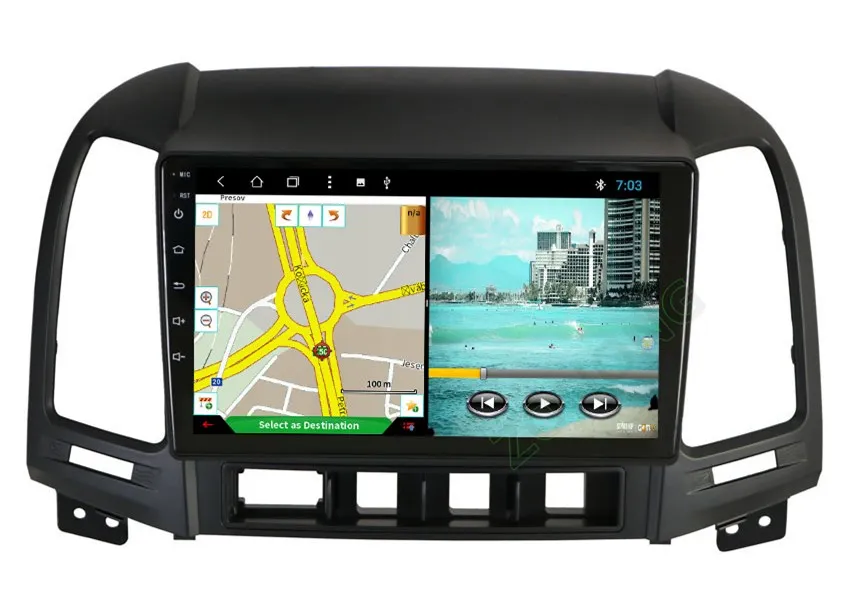 Best 9inch PIP Octa Core Android Car DVD Player for Hyundai Santa Fe 2006 2007 2008 2009 2010 2011 2012 Car GPS Navigation Radio WIFI 22