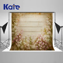Kate 10x10ft Retro Wood Newborn Baby Photography Backdrops Background Floral Photo Backdrop Microfiber Party Background kate newborn baby backdrops colorful chocolate beans photo sweet candy for children large size seamless photo