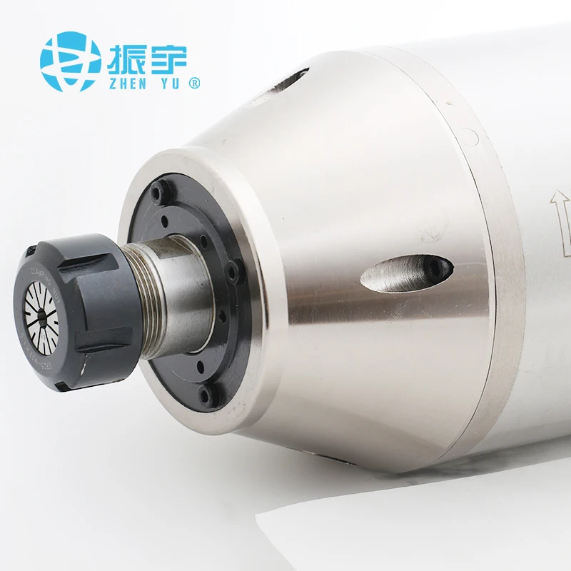 ZHENYU/SQD 5.5kw высокоскоростной шпиндель для водяного охлаждения камня 24000 об/мин 125 мм